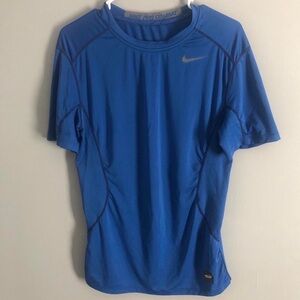 (Men’s Small / Women’s Medium) Blue Unisex Nike Pro Combat 2010s jersey